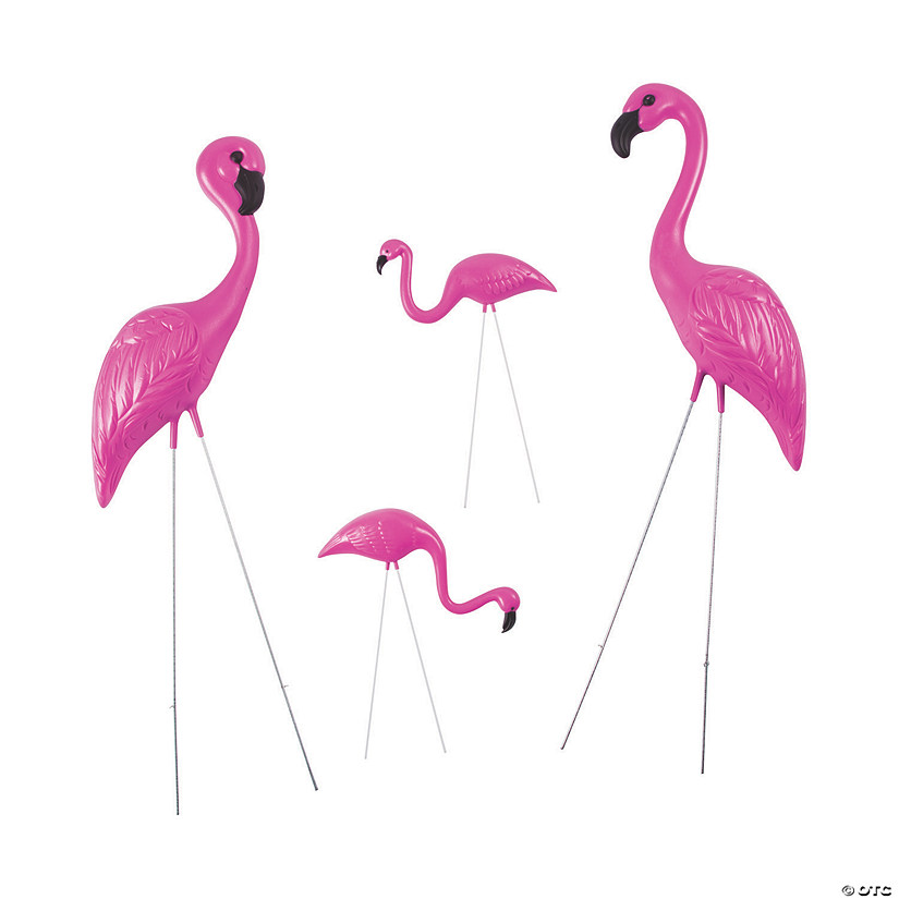 Flamingo Family Yard Decorations Image