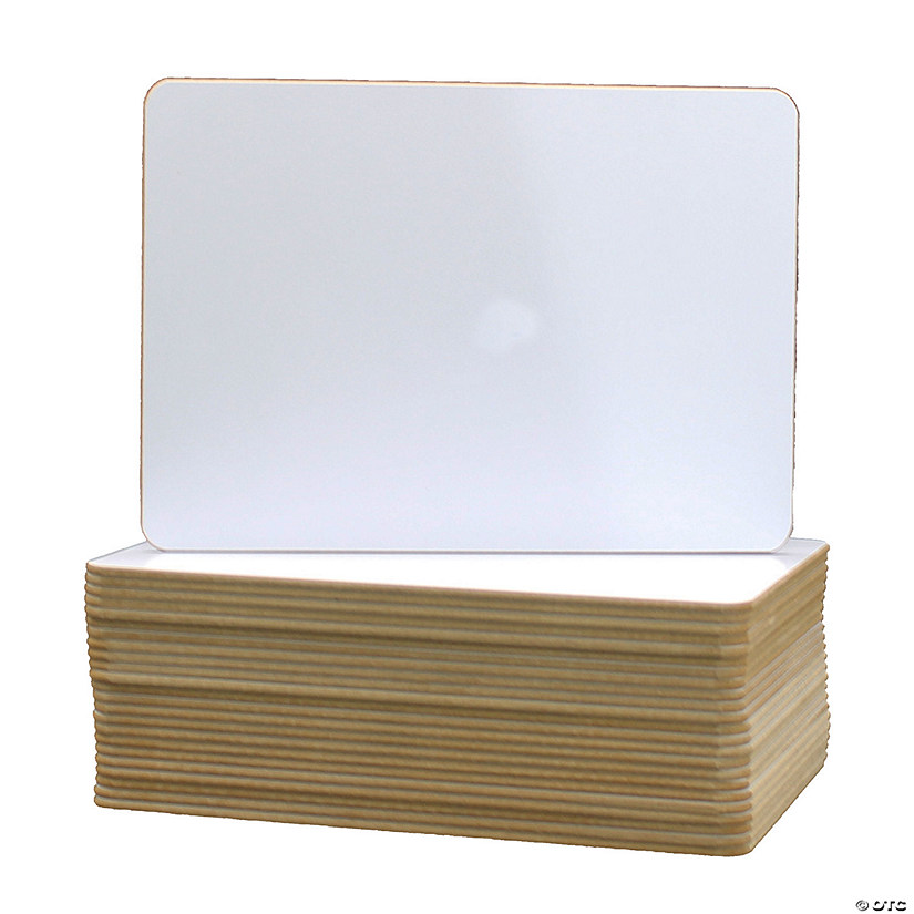 Flipside Products Single-Sided White Dry Erase Boards, 9.5" x 12", Pack of 24 Image