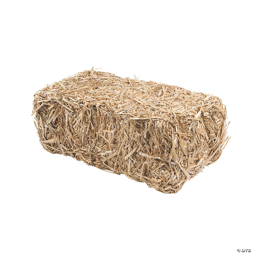 FloraCraft<sup>&#174;</sup> Decorative Straw Hay Bale - 20" Image