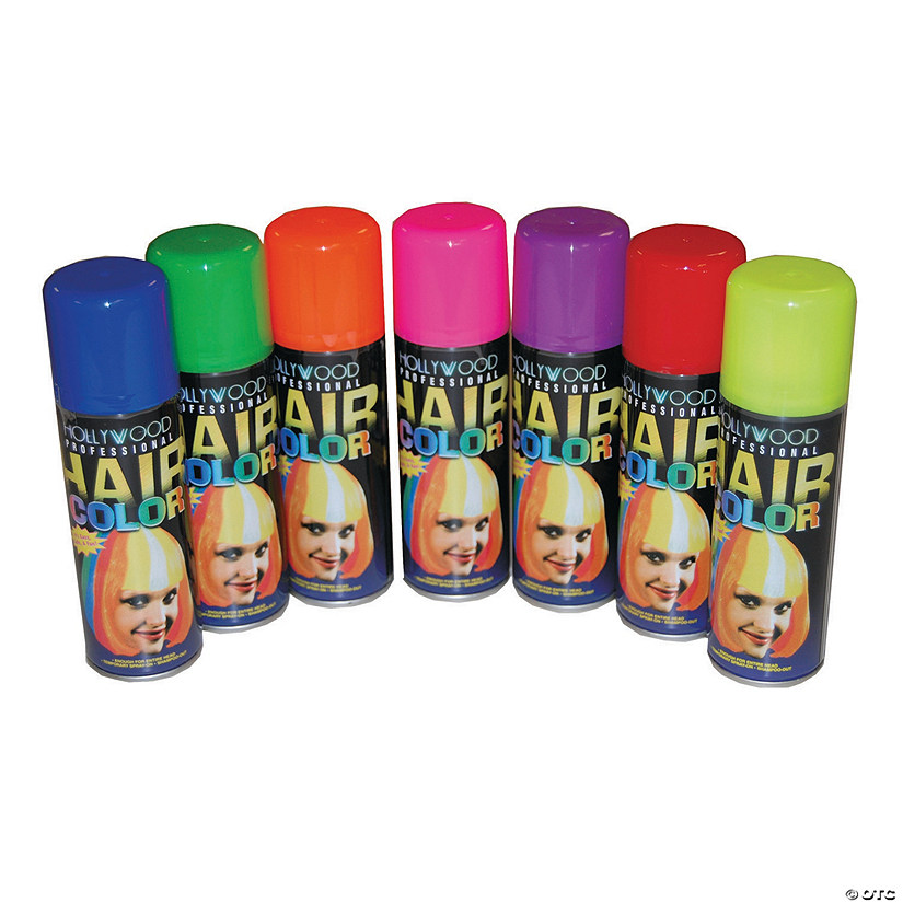 Fluorescent Orange Hairspray Image