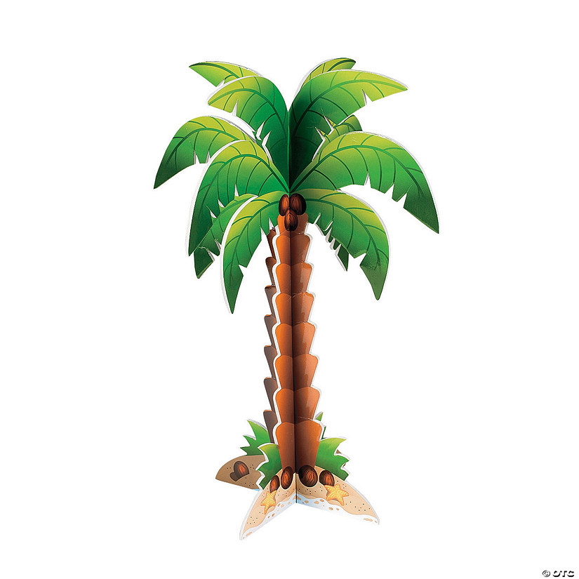 Foam Palm Tree Centerpiece Image