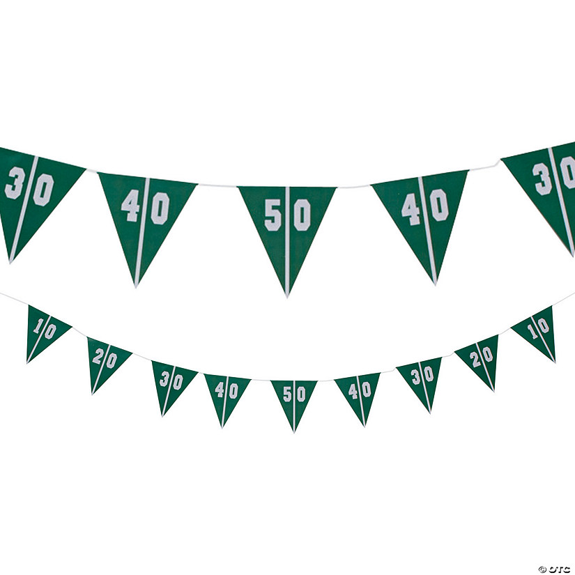 Football Party Pennant Banner Image
