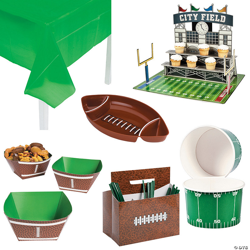 Football Party Serving Kit - 22 Pc. Image