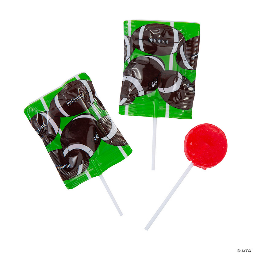 Football Printed Lollipops - 57 Pc. Image