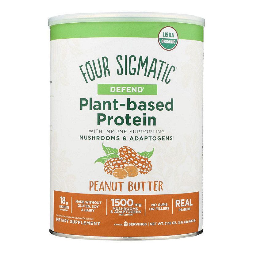 Four Sigmatic - Protein Plnt Bs Peanut Butter - 1 Each-21.16 OZ Image