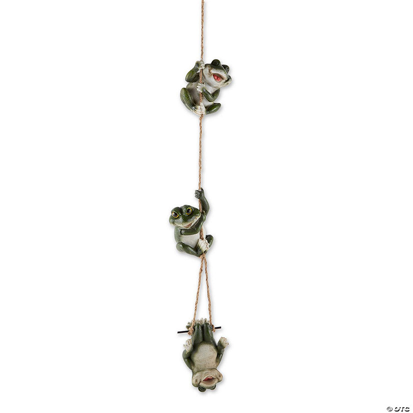 Frolicking Frogs Hanging Decoration 3.25X3X30.25" Image