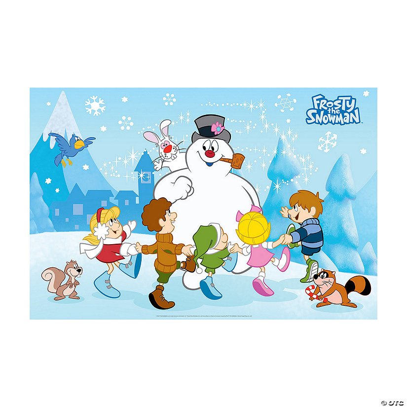 Frosty the Snowman&#8482; & Friends Backdrop &#8211; 3 Pc. Image