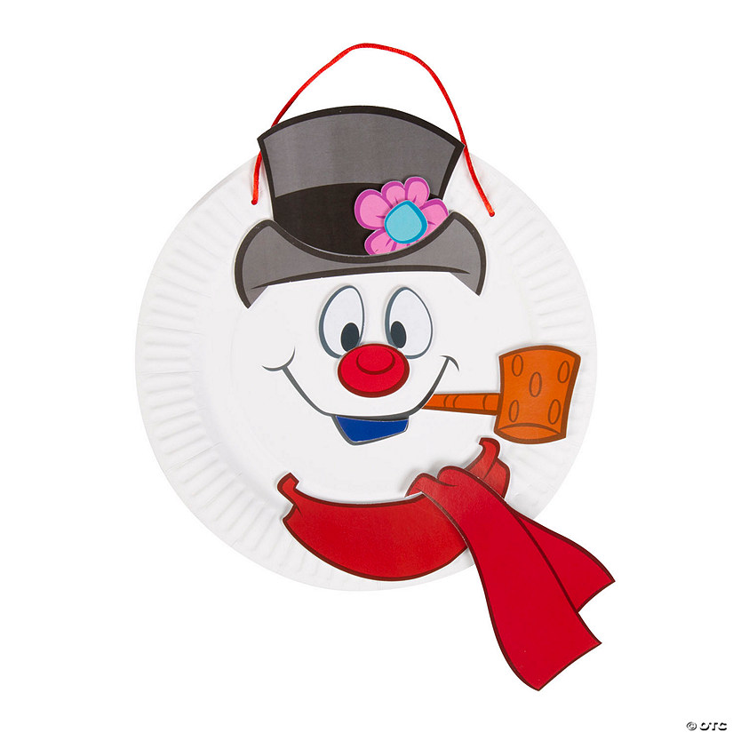 Frosty the Snowman&#8482; Paper Plate Craft Kit - Makes 12 Image