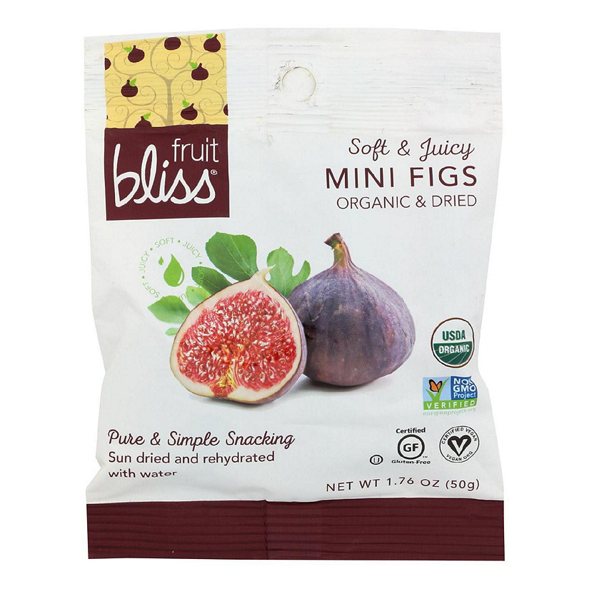 Fruit Bliss - Organic Turkish Mini Figs - Mini Figs - Case of 12 - 1.76 oz. Image