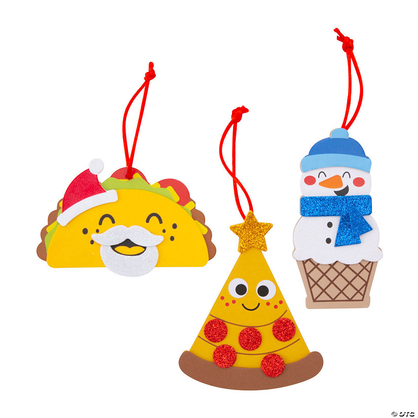 Fun Food Christmas Ornament Craft Kit - Makes 12 Image