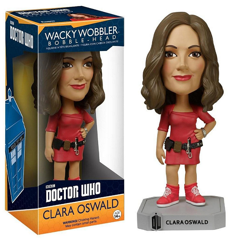 Funko Doctor Who Clara Oswald Wacky Wobbler Bobble Head Image