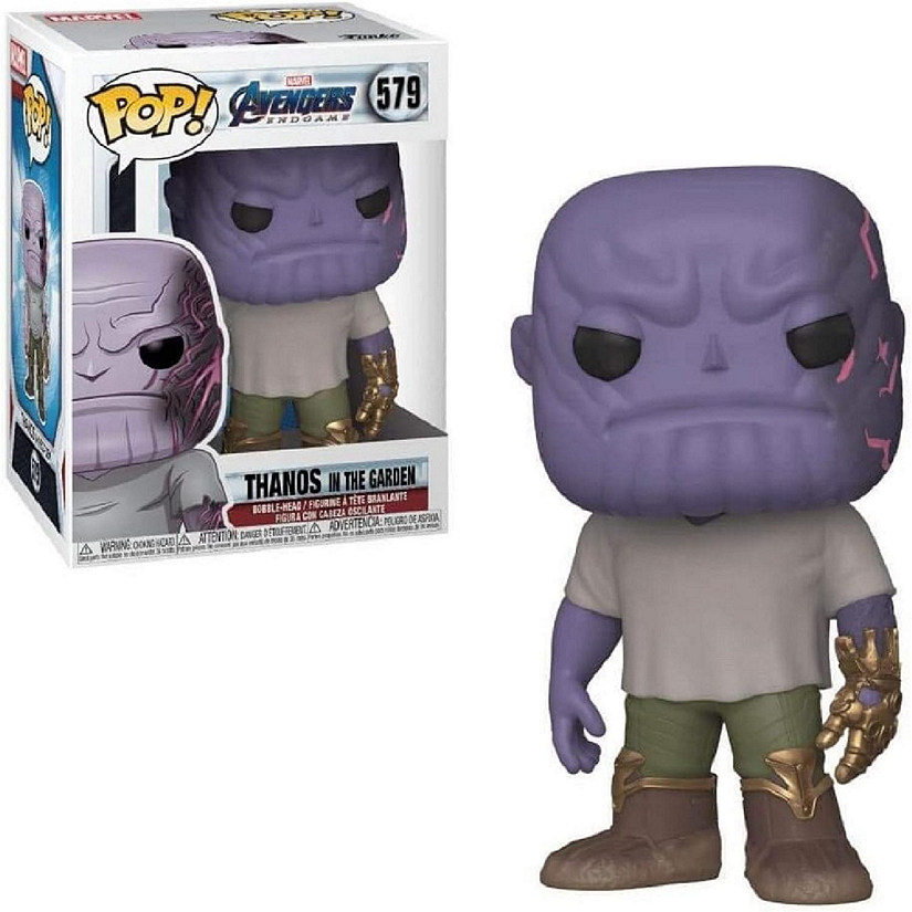 Funko Pop! Marvel: Avengers Endgame - Casual Thanos with Gauntlet Image