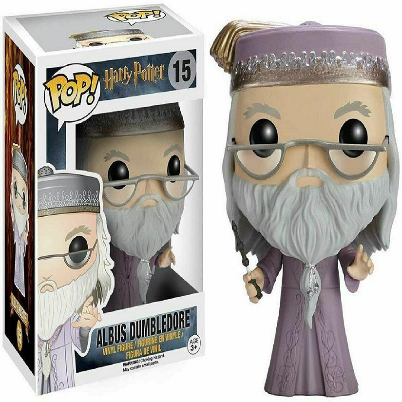 FUNKO POP! Movies: HARRY POTTER ALBUS DUMBLEDORE WITH WAND Image