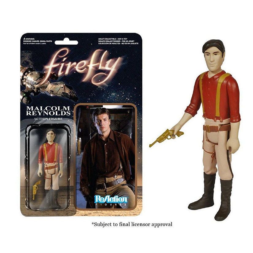 Funko Reaction Firefly Malcolm Reynolds Action Figure Image