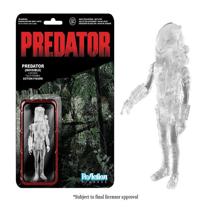 Funko ReAction Predator Invisible Predator Action Figure Image
