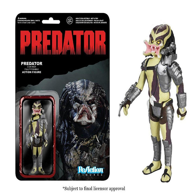 Funko ReAction Predator Open Mouth Predator Action Figure Image