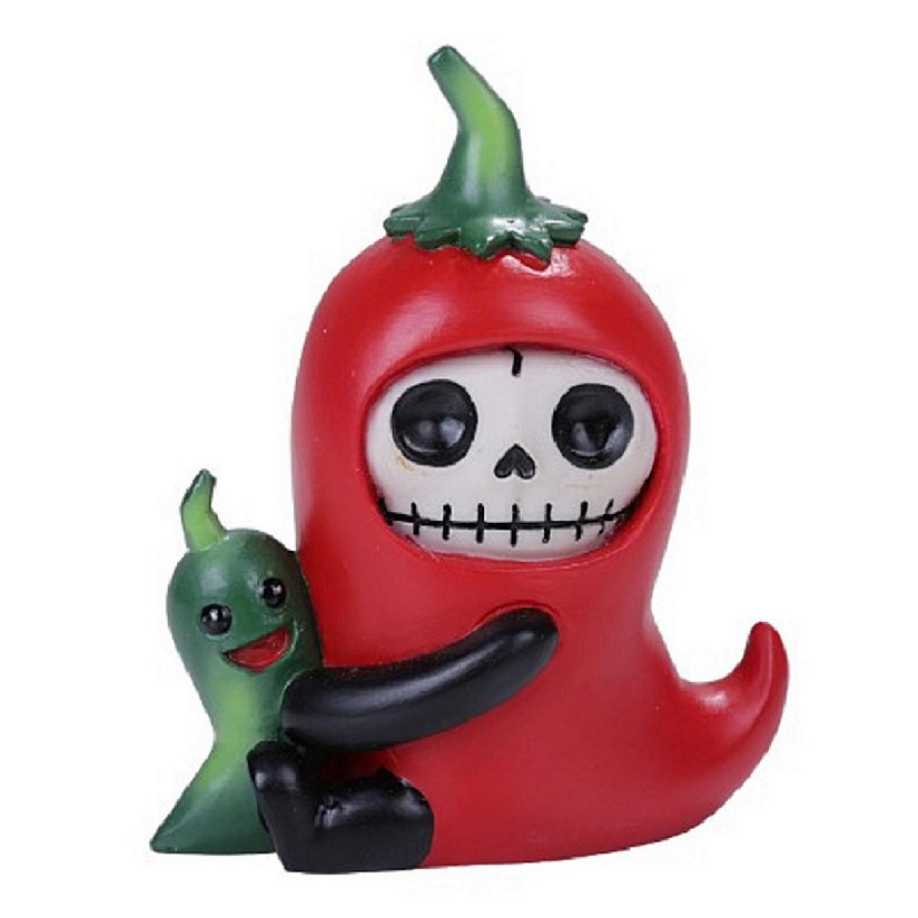 Furrybones Chilito Skeleton In Chili Pepper Suit Figurine New Image