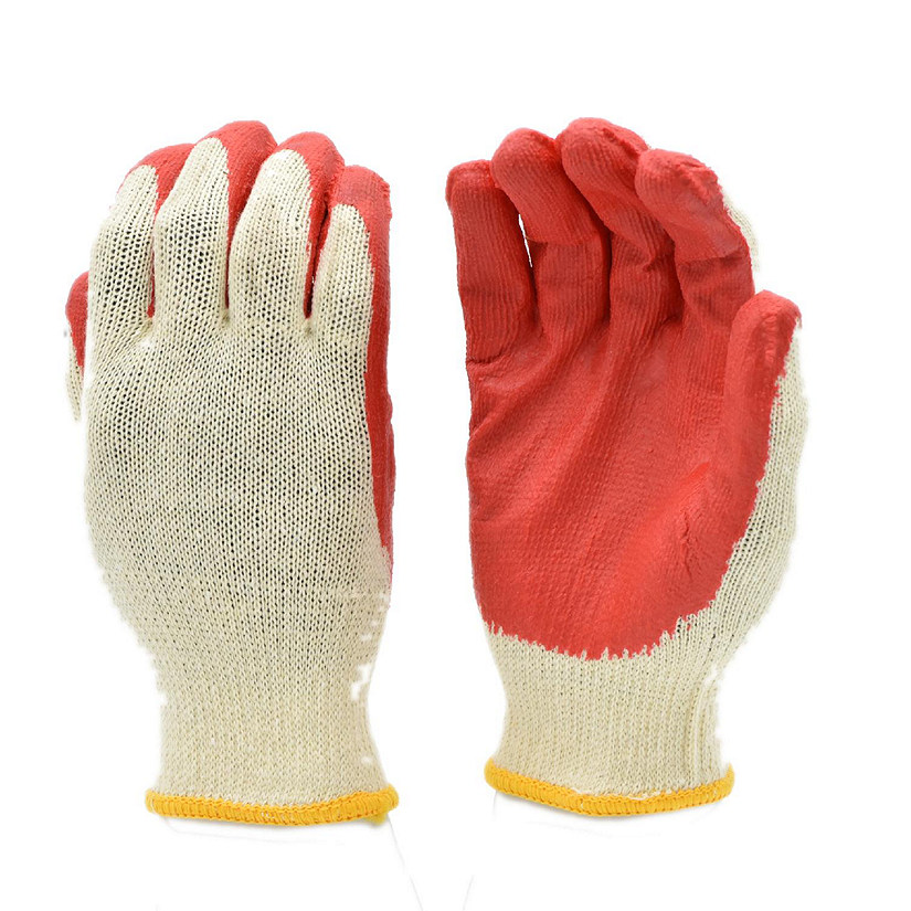 G & F Products Latex Dipped Work Gloves, 10 Pairs Image