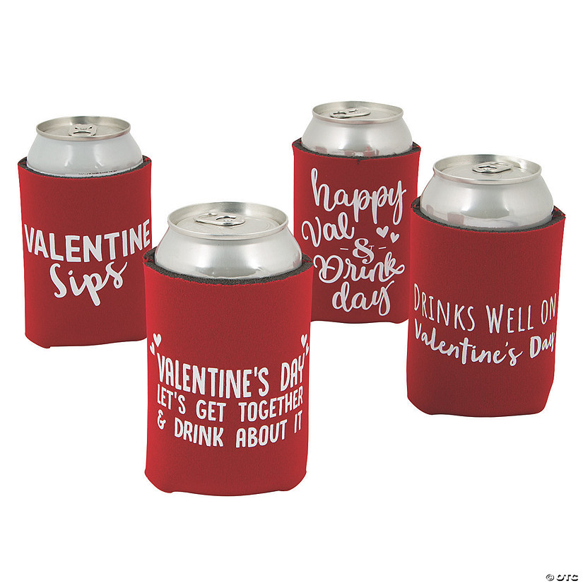 Galentine&#8217;s Day Can Sleeves - 12 Pc. Image