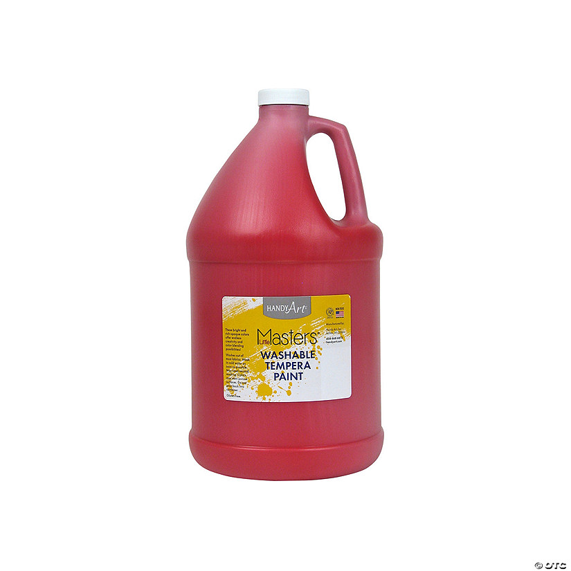 Gallon Washable Red Tempera Paint Image