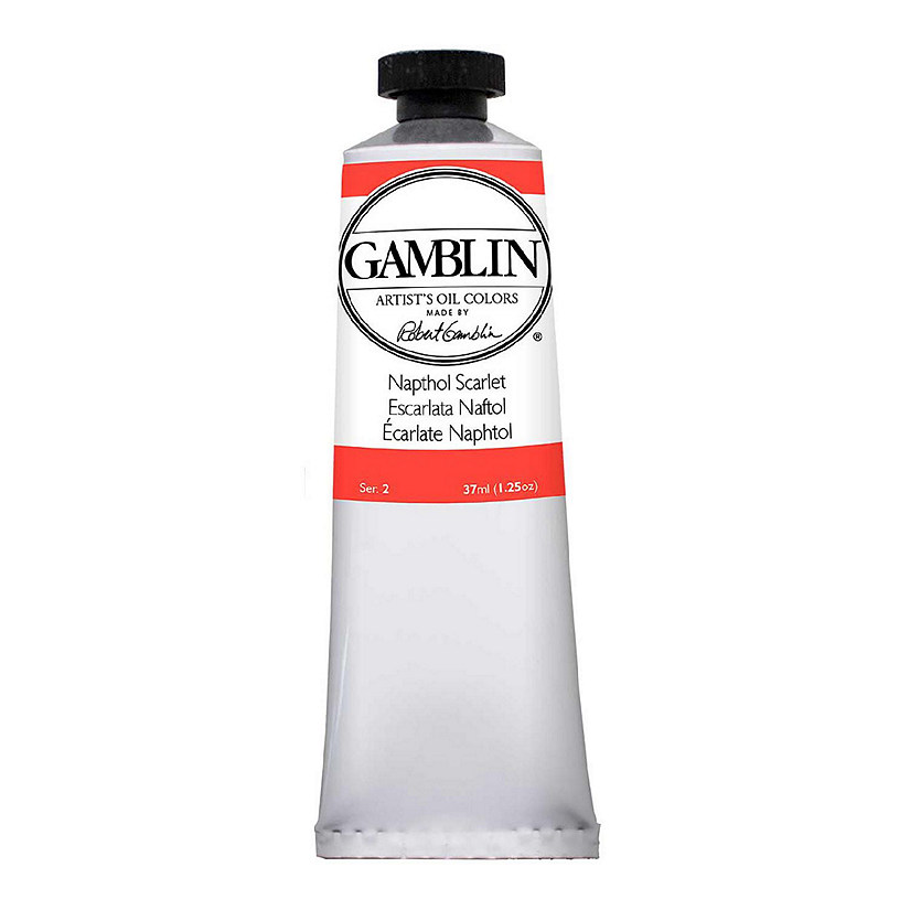 Gamblin Artist Grade Oil Color, 37ml, Napthol Scarlet Image