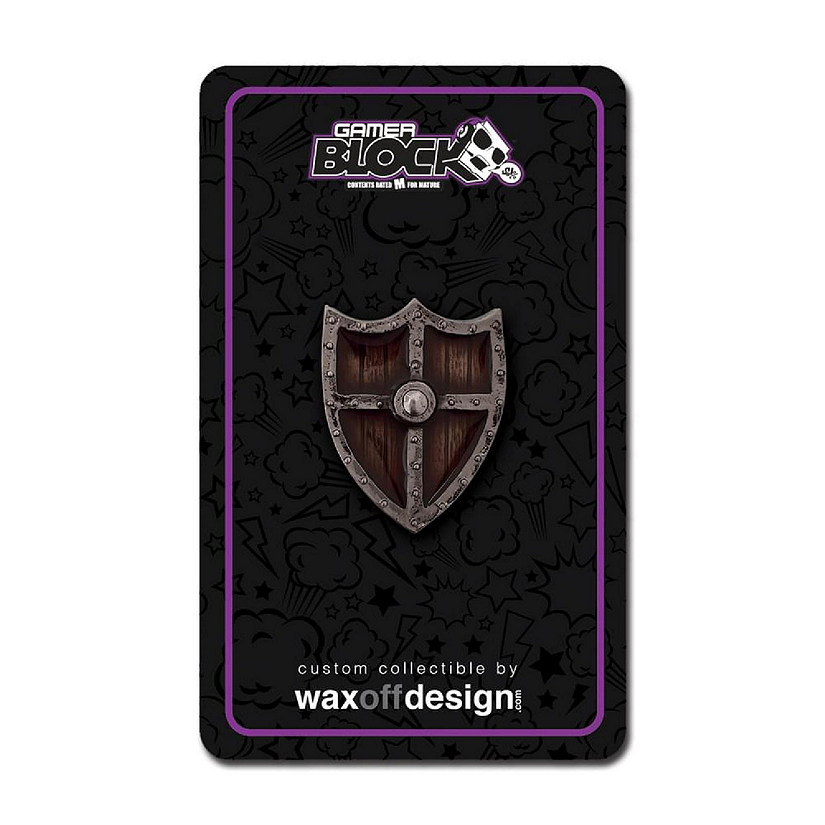 Gamer Block Exclusive Shield Enamel Collector Pin Image