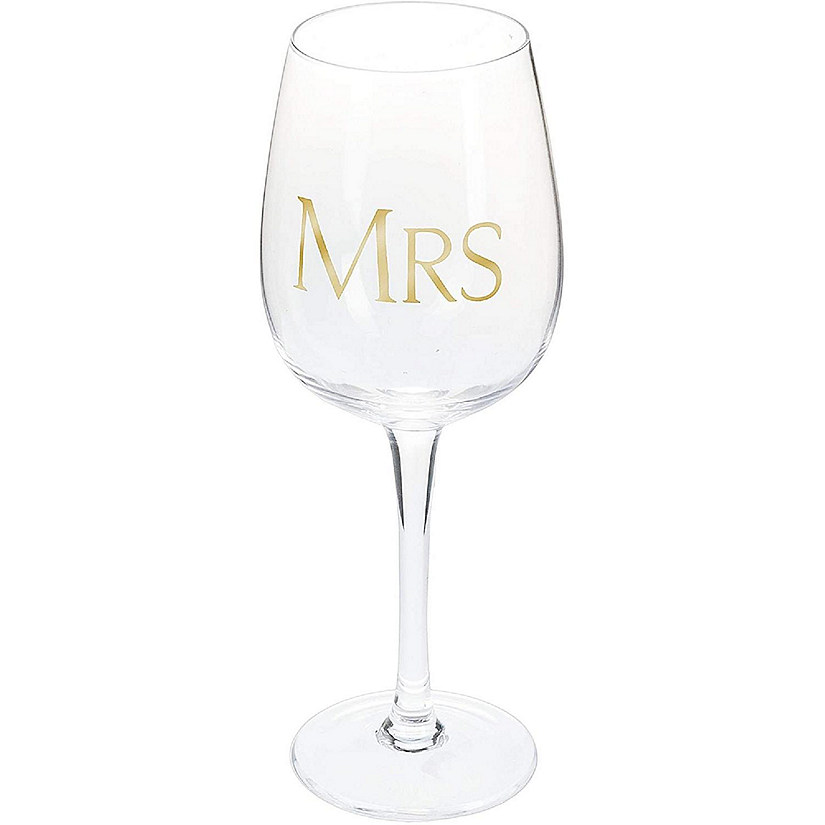 Ganz Mrs. Clear Stemmed Wine Glass Image