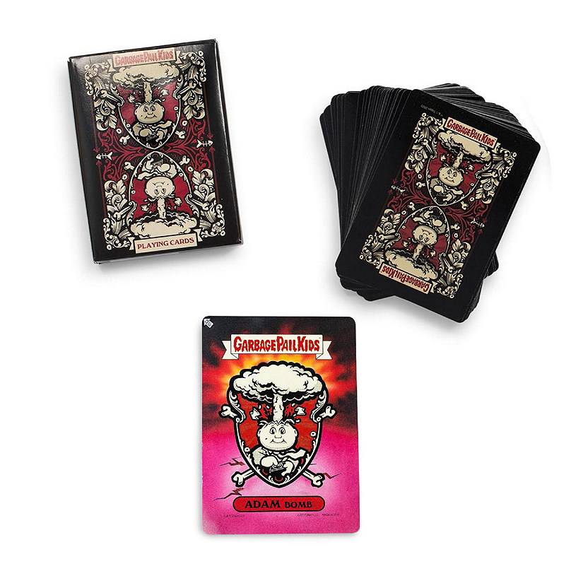 Garbage Pail Kids Playing Cards Designed By Hydro74  Plus Adam Bomb Sticker Image