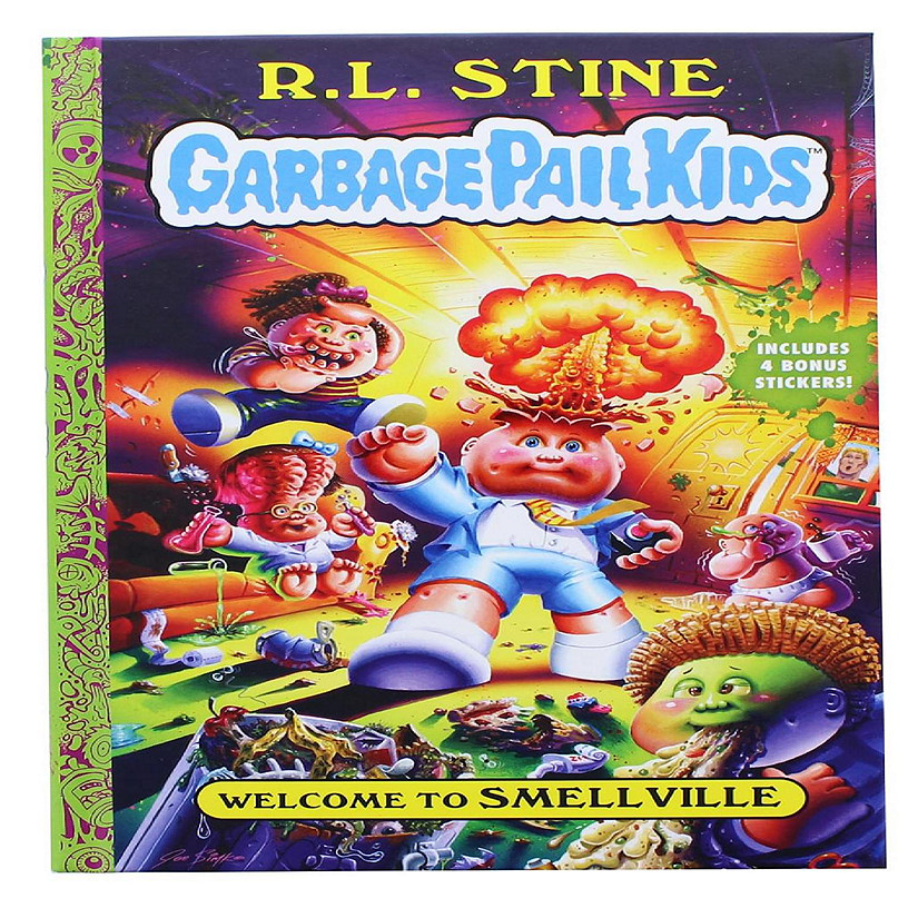 Garbage Pail Kids Welcome To Smellville Hardcover Book by R.L. Stine Image