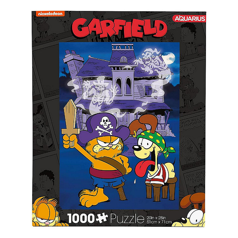 Garfield Halloween 1000 Piece Jigsaw Puzzle Image