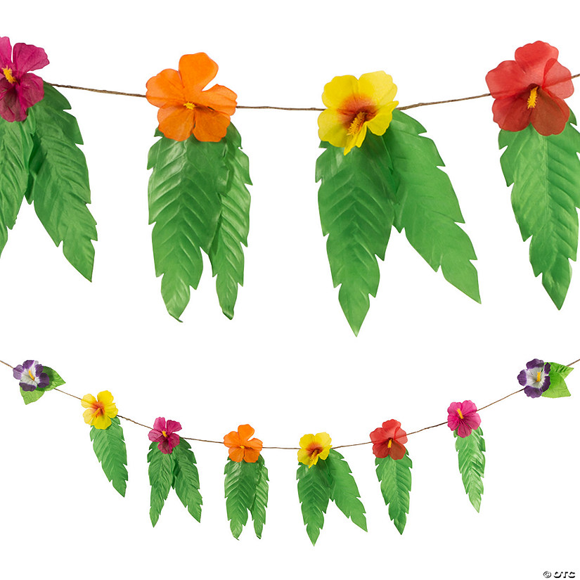 Garland with Large Leaves Image