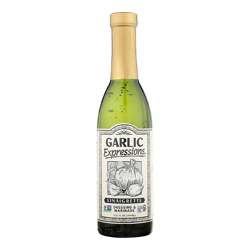 Garlic Expressions Salad Dressing - Vinaigrete - Case of 12 - 12.5 oz Image