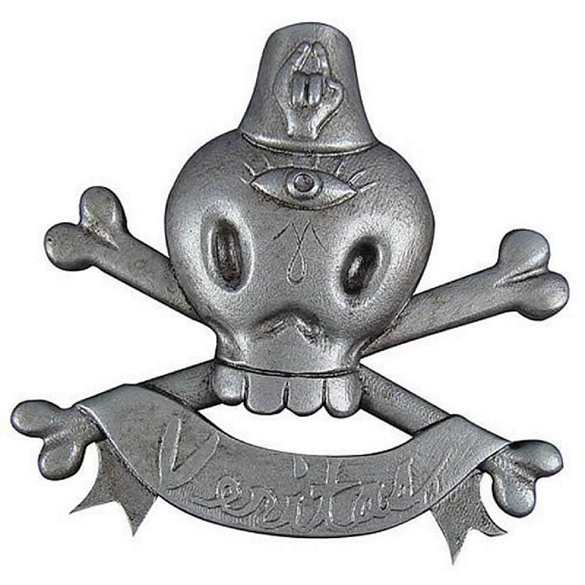 Gary Baseman Skull and Crossbones Pin Image
