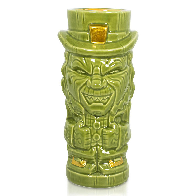 Geeki Tikis Leprechaun Movie Mug  Ceramic Tiki Style Cup  Holds 18 Ounces Image