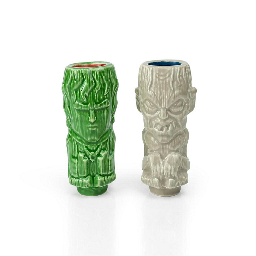 Geeki Tikis Lord Of The Rings Frodo & Gollum Mini Muglets  2-Ounce Ceramic Mugs Image