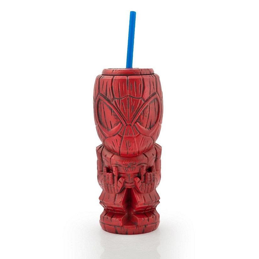 Geeki Tikis Marvel Spider-Man Tumbler  Tiki Style Cup  Holds 21 Ounces Image