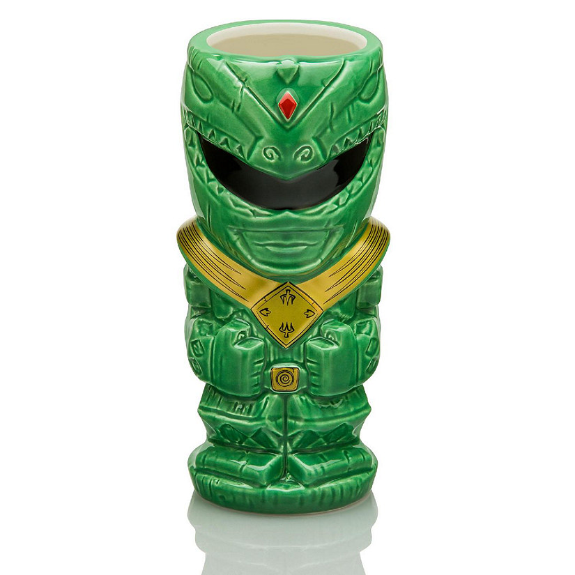 Geeki Tikis Power Rangers Green Ranger Ceramic Mug  Holds 16 Ounces Image