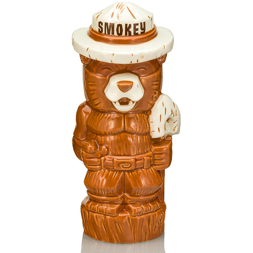Geeki Tikis Smokey Bear Ceramic Mug  Holds 14 Ounces Image