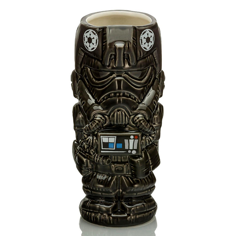 Geeki Tikis Star Wars TIE Fighter Pilot Ceramic Mug  Holds 18 Ounces Image