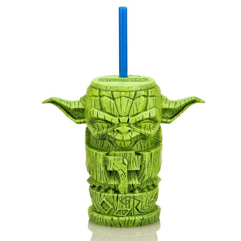 Geeki Tikis Star Wars Yoda Plastic Tumbler  Holds 17 Ounces Image