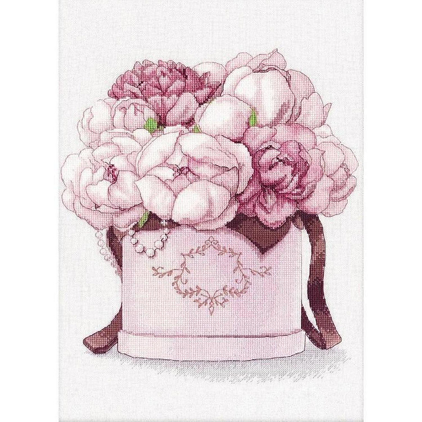 Gentle peonies 1233 Oven Counted Cross Stitch Kit Image