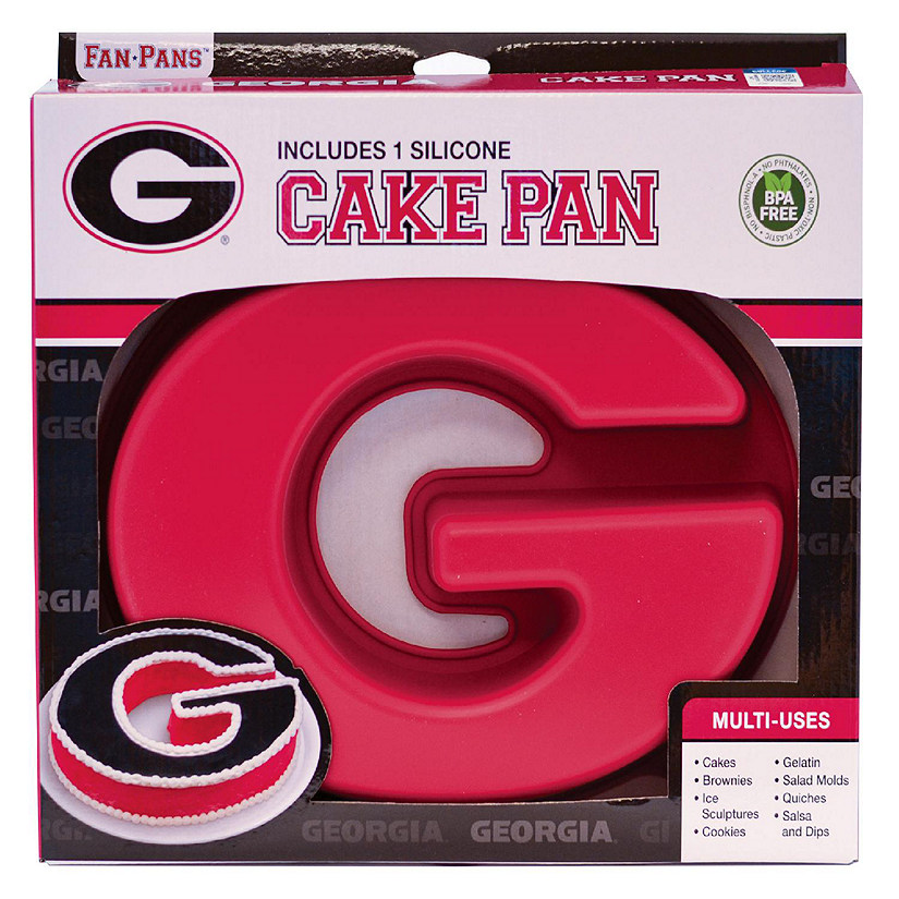 Georgia Bulldogs Cake Pan Image