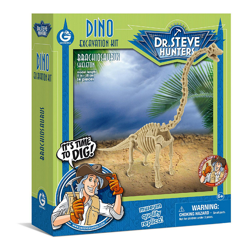 GeoWorld Dino Excavation Kit Brachiosaurus Skeleton Image