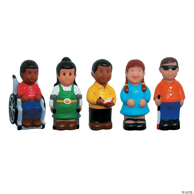 Get Ready Kids Friends with Disabilities Play Figures, Set of 5 Image