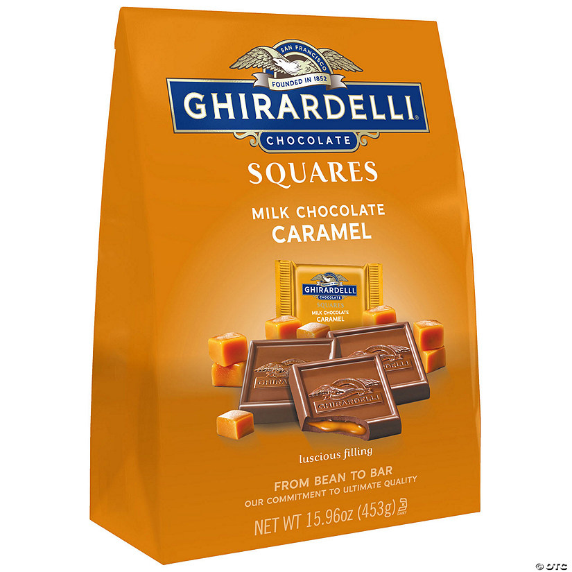 Ghirardelli Squares Milk Chocolate & Caramel, 15.9 oz Image