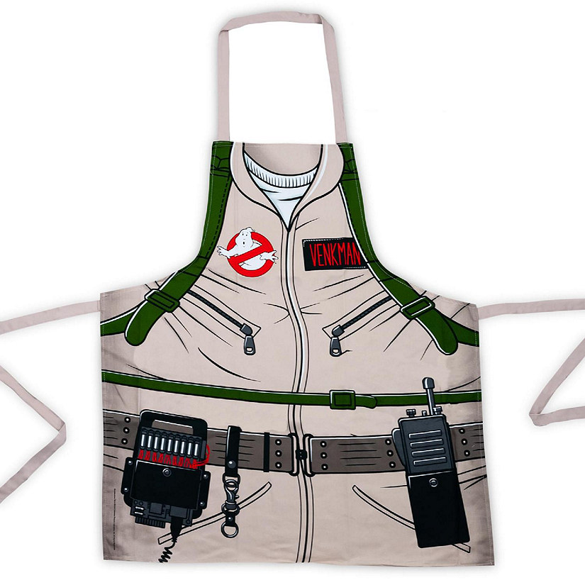 Ghostbusters Cooking Apron  Peter Venkman's Uniform Grill Apron  100% Cotton Image