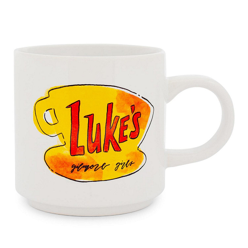 Gilmore Girls Luke's Diner Single Stackable Ceramic Mug  Holds 13 Ounces Image