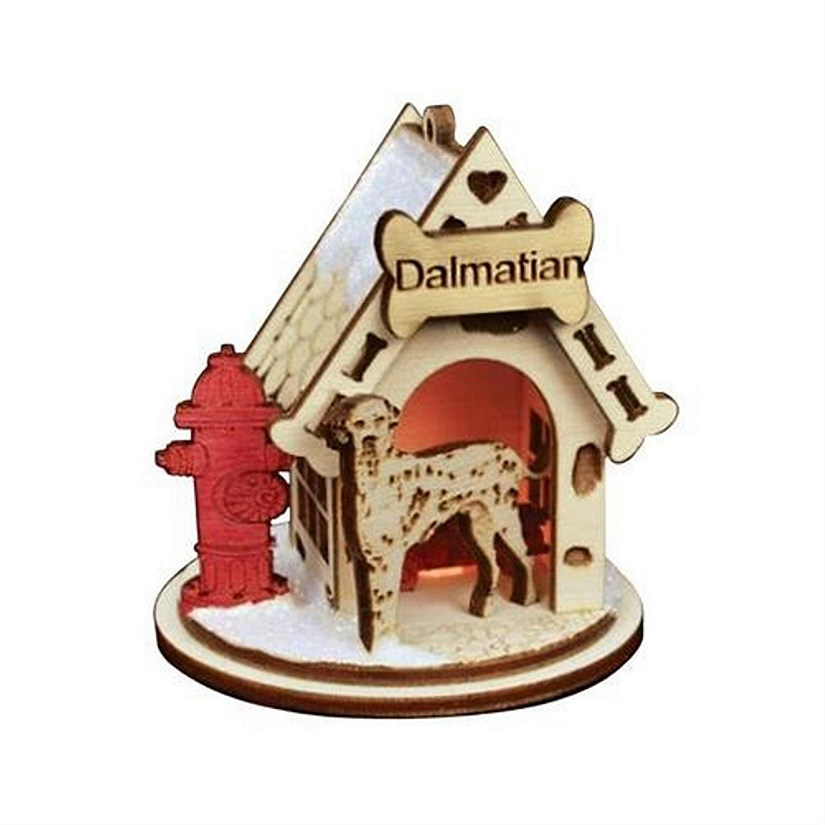 Ginger Cottages K-9 Doghouse-Dalmatian K9103 Ornament, Multi #81002 Image