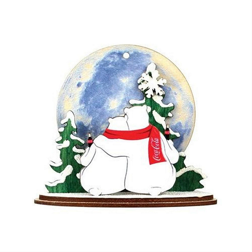 Ginger Cottages Polar Bear Moon Watch CCO114 Ornament, Multi #84213 Image