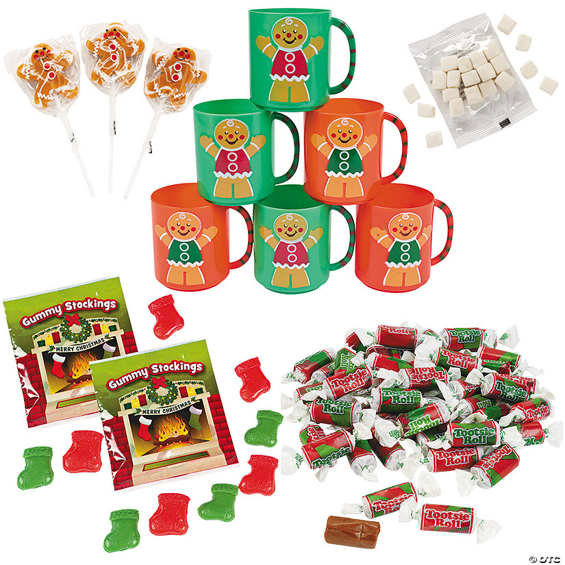 Gingerbread Candy Mug Handout Kit for 12 Image